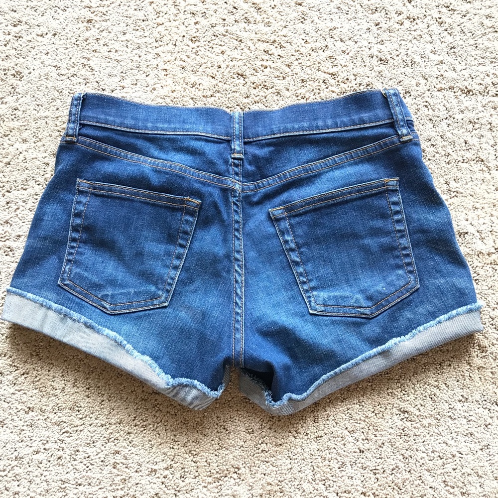 🚫SOLD🚫 J. Crew Indigo Denim Shorts 25 - Picture 2 of 3